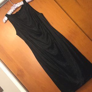 VINTAGE ANDREA POLIZZI METALLIC COCKTAIL DRESS